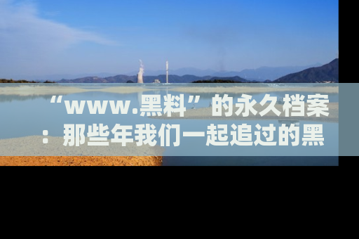 “www.黑料”的永久档案：那些年我们一起追过的黑料真相