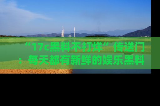 “17c黑料不打烊”传送门:每天都有新鲜的娱乐黑料等你来揭秘!
