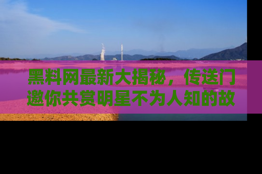 黑料网最新大揭秘，传送门邀你共赏明星不为人知的故事！