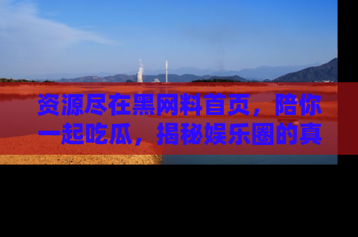 资源尽在黑网料首页,陪你一起吃瓜,揭秘娱乐圈的真实内幕